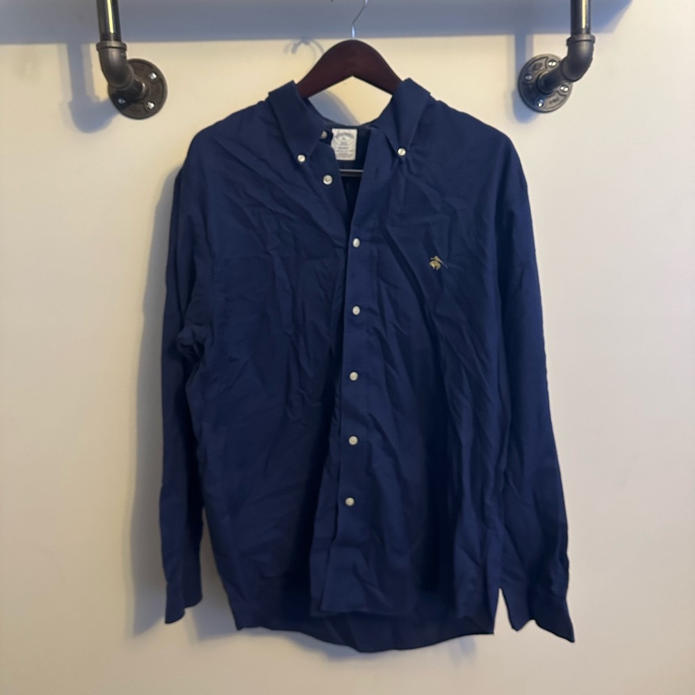Brooks brothers blue button down